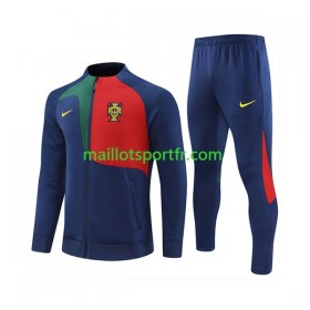 Portugal Ensemble Vestes d'entrainement Bleu Rouge 2023/24